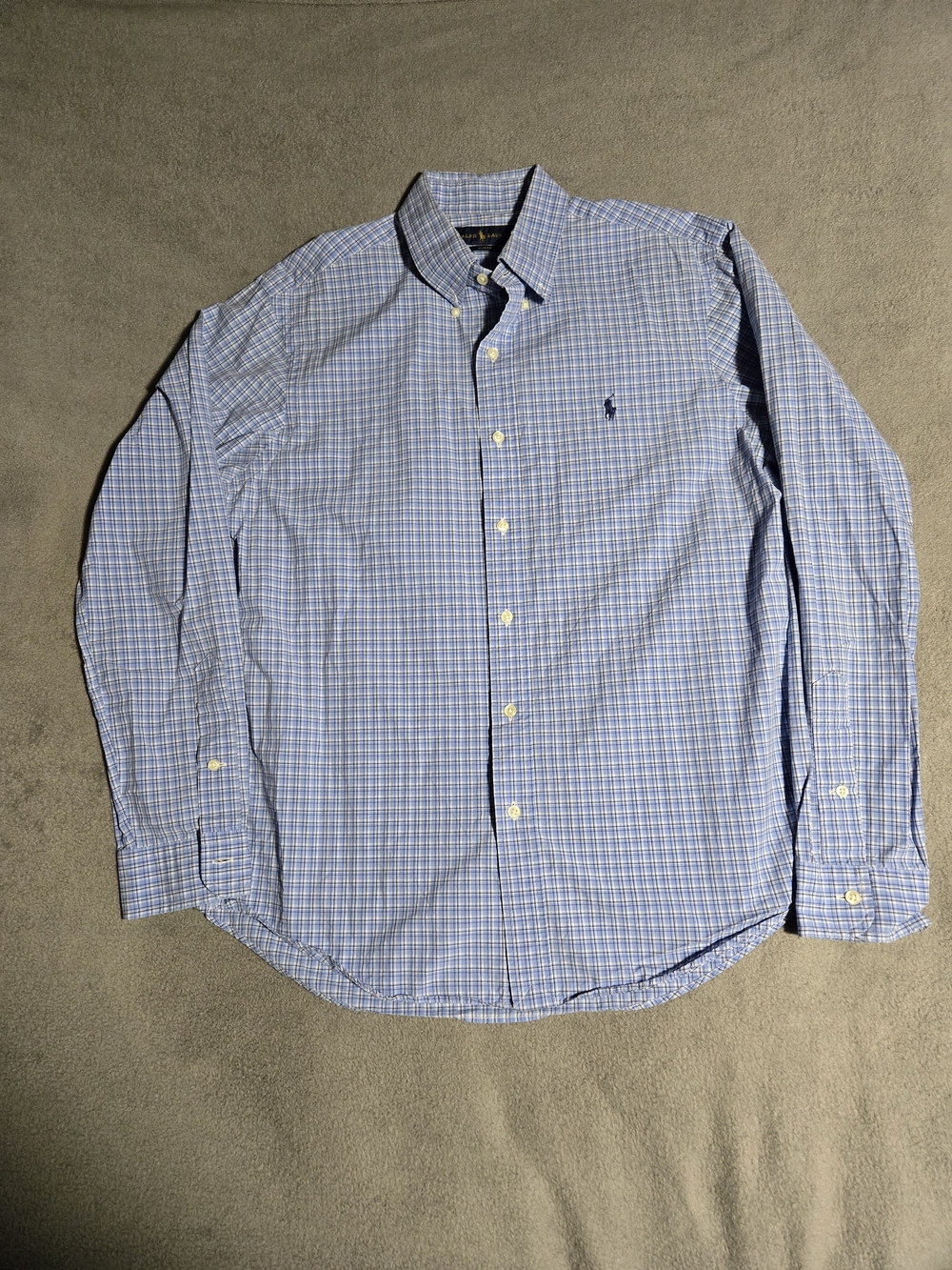 Polo by Ralph Lauren Blue Check Button-Down Shirt